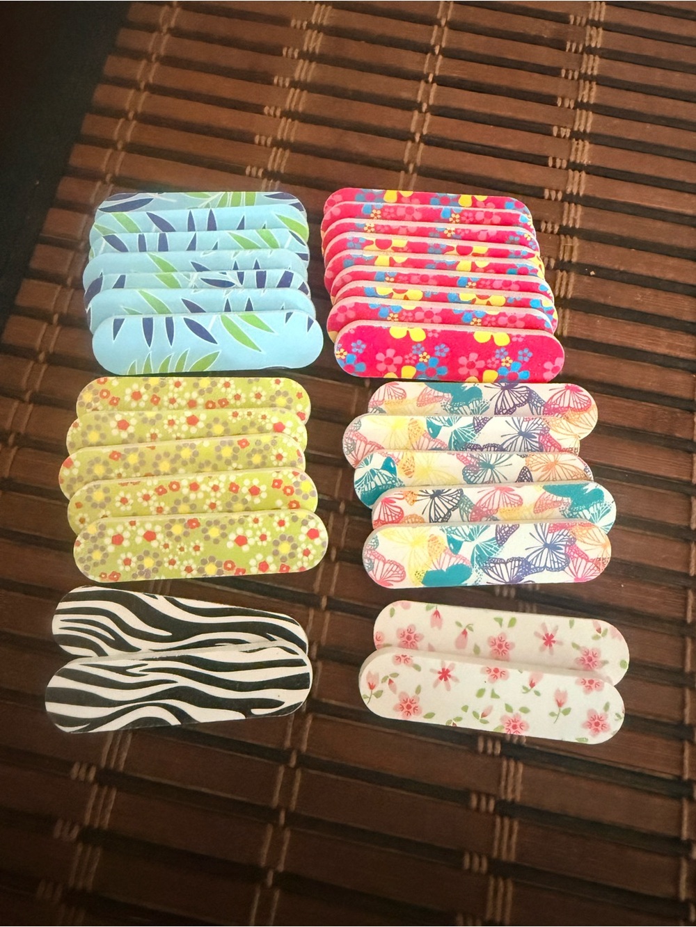 Assorted Floral & Pattern Nail Files - Multicolor Pack - Picture 1 of 3